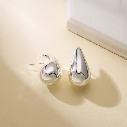 Chunky Dome Drop Earrings For Women