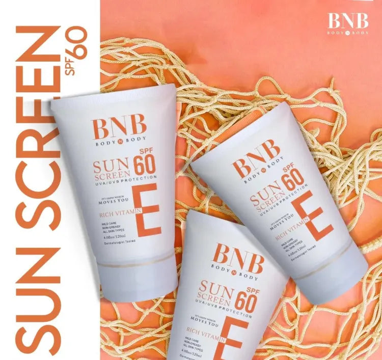 Bnb Sun Screen Spf-60 Vitamin E