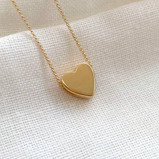 Solid Heart Necklace