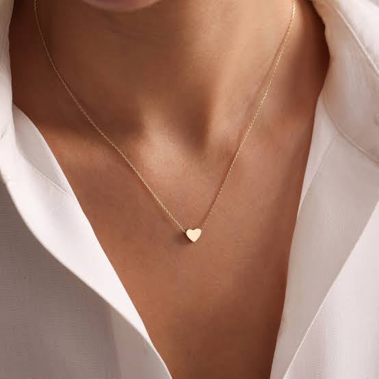 Solid Heart Necklace