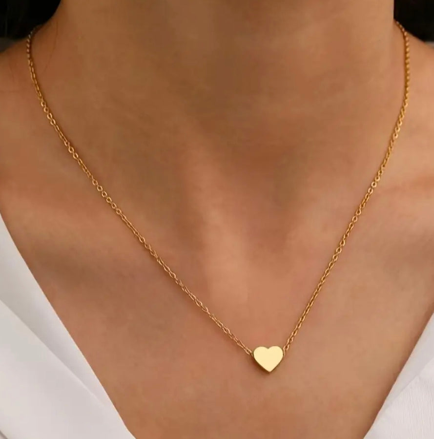 Solid Heart Necklace